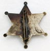 Great Old West 1880s-1890s Detective Hand Stamped 6-pt Star Badge by Allen Kansas City