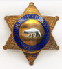 Well Duty Worn ca 1970 Los Angeles Co CA Deputy Sheriff Badge #4130 by Entenmann Rovin