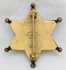 Fantastic ca 1912 Full Sheriff of Deer Lodge County Montana Badge of Bruce N. Bryan