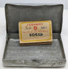Wonderful WWII 1944 Soviet Cossack POW Made Aluminum Cigarette Case from Stalag 366 in Sedlez/Siedlc