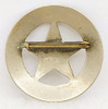 Great Old West ca 1900 Nevada Gold Boom Nye County Deputy Sheriff Circle Star Badge #56