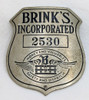 Rare 1950 Brink's Inc Armored Car Driver Hat & Coat Badge Set #2530 by CH HANSON BRINK'S Robbery Era