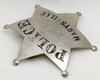 LARGE ca 1900s-1910s Marysville CA Police 6-pt Star Badge