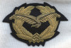 1960's Austrian Air Force Officer's Hat Badge in Bullion