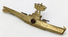 Gorgeous ca 1940 Spanish Navy Submarine Officer Badge Exquisitely Jeweler Made in Gilt Brass