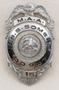 Early Vietnam War ca 1964 USS Somers DD 947 MAA Master At Arms Badge #15