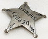 Great 1900s - 1910s Old West "Stock" Deputy Sheriff 5 point Star Badge