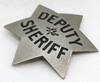 Great Old West ca 1900s "Stock" Deputy Sheriff 6pt Star Badge by Irvine & Jachens