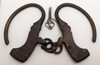 Ext Rare Late 19th Century Department of Justice Handcuffs