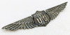 Gorgeous Dreher Made WWI US Air Service Pilot Wing of Lt Asbury W Meadows with Locket Bracelet
