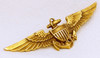 Rare & Poignant WWII USN 10K Gold Pilot Wing of KIA VF-7 Pilot LTJG Kenward V Killian