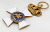 Later 19th C. Spanish Royal & Military Order of St. Hermenegild Cross in Enameled Gold No Ribbon