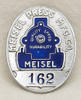 Rare 1930s Meisel Press Manufacturing Co. Employee Badge