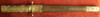 1940 Chinese Army Officer's Dagger with Faux Tortoiseshell Handle, Copper Scabbard