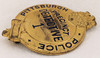 Ext Rare & Gorgeous 1910s Pittsburgh PA Police Precinct 1 Detective Badge