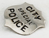 Rare 1890s-1900s San Antonio TX Special City Police Small Size Badge Hand Stamped