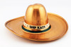 Early 1950s MKT RR Missouri Kansas Texas Railroad Lines Copper Cowboy Hat Ashtray