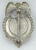 Rare Small R.R. Rank Badge ca 1910s - 20s Toledo Terminal Railroad Police Sergeant Badge #4