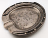 Incredible SEABISCUIT 1937 San Juan Capistrano Race Worn Horseshoe Sterling Presentation Ashtray