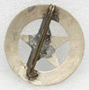 Old West ca 1900 Teller County CO Deputy Sheriff Hand Stamped Circle Star Badge that's Been There!
