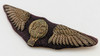 Gorgeous WWI US Air Service Military Aeronaut aka Balloon Pilot Wing Pinback in Heavy Bullion