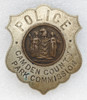 Beautiful ca 1910s - 1920s Camden Co NJ Park Commission Police Badge