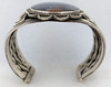 Huge Beautiful 1930s-40s Heavy Navajo Old Pawn Bracelet with Desert Storm Picture Agate
