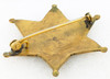 REAL! 1910-1920 Los Angeles Co CA Dep Sheriff Detective Badge #4 DA's Office Bureau of Investigation