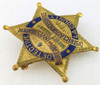 REAL! 1910-1920 Los Angeles Co CA Dep Sheriff Detective Badge #4 DA's Office Bureau of Investigation