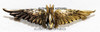 Fabulous WWI US Air Service Bombing Military Aviator Sweetheart Mother Wing in 14K Gold