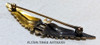 Fabulous WWI US Air Service Bombing Military Aviator Sweetheart Mother Wing in 14K Gold