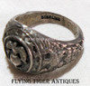 Great 1930s USMC China Marine Ring in Sterling Salty Size 9.5