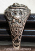 Great 1930s USMC China Marine Ring in Sterling Salty Size 9.5