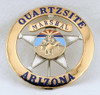 Great Late 1980s Quartzsite AZ Town Marshal Badge by BNB