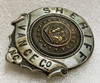 Unique Probably the FIRST Full Sheriff Badge of Vance County North Carolina, ca 1881