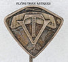 Beautiful WWI French Pilots Veteran Association Member Stickpin La Vieille Tigres ca 1920s