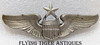 Rare ca 1937 US Air Corps Sr Pilot Wing in Silver Plated Nickel by Meyer