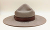 Rare 1963 RCMP The Royal Canadian Mounted Police Montana Crease Campaign Hat by Stetson with Holder