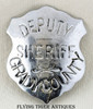1900s-1910s Grady Co., Oklahoma Deputy Sheriff Badge & 3 ID Cards of Bonnie & Clyde Lawman