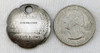 Scarce WWII United Airlines Sterling Silver V-J Day Token for Passenger Flying 9/2/45