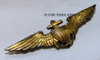 Gorgeous ca 1920 USN Pilot Wing by Robbins of USMC Aviator #4 Francis T. Evans