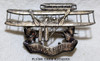 Ext Rare & EARLY ca 1907-1908 Wright Flyer Pin in French Silver from Dunkerque Dunkirk on Ribbon