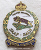 Rare ca 1944-1945 SAAF SALM South African Air Force # 10 Fighter Squadron Badge