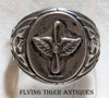 1930s - WWII USAC / USAAF Sterling Silver Ring with Winged Prop Size 8