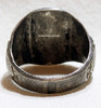 1930s - WWII USAC / USAAF Sterling Silver Ring with Winged Prop Size 8