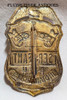 1970s - 1980s Indianapolis Indiana Police Sergeant Badge with Great Duty Wear