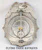 Ext Rare Short-lived Late 1930s Omaha NE Eagle Top Sunburst Police Badge # 281 by Art Burnside