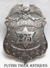 Wonderful ca 1900 2nd Issue Milwaukee WI Large Police Badge # 275 by Schwaab S & S. CO.