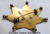 1930s Gold Front San Francisco Sheriff's Posse Badge of Founding Member Kent Weaver by Ed Jones