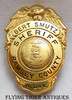 Beautiful ca 1935 Ramsey Co ND Sheriff Badge of Bert Smutz